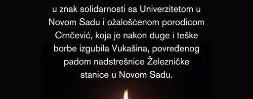 Studenti u blokadi Univerziteta u Kragujevcu danas proglasili dan žalosti