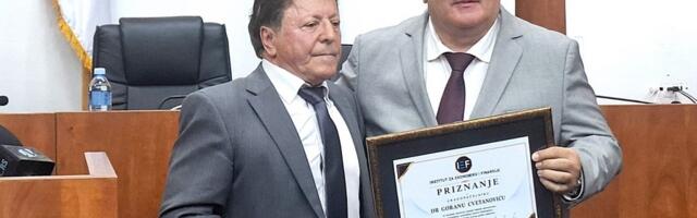 Cvetanović prvi gradonačelnik u Srbiji koji je dobio priznanje za izuzetan doprinos razvoju lokalne samouprave i unapređenju upravljanja javnim finansijama