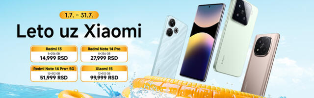Uhvati talas letnjih sniženja – Xiaomi ti donosi najbolje telefone i tablete po sjajnim cenama