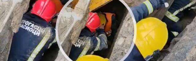 RADNIKA ZATRPALA ZEMLJA U PETNICI! Dramatične scene spasavanja! (FOTO)