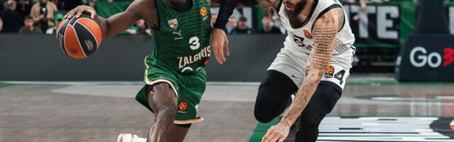 ŽALGIRIS – PARTIZAN Katastrofalno poluvreme crno-belih! Litvanci bez milosti zatrpavaju koš Parnog valjka /VIDEO/