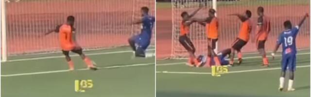 TEŽAK SKANDAL NA UTAKMICI! Fudbaleri fizički nasrnuli na saigrača nakon promašenog praznog gola u poslednjem minutu