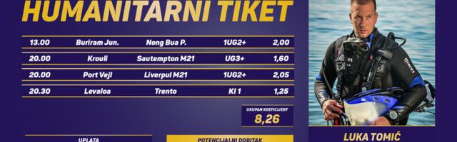Humanitarni tiket u podne: Luka Tomić tipuje za lečenje Nađe Đerović