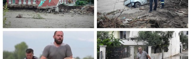 GRČKA OVO NE PAMTI: Uragan Janos ostavio sve pod VODOM! Pogledajte kako farmeri spasavaju zarobljene životinje! (VIDEO)