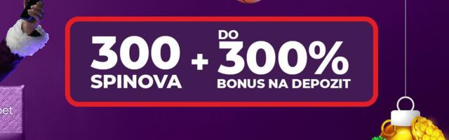 Praznični bonus na Volcanobetu: 300 besplatnih spinova i do 300% bonusa za nove igrače