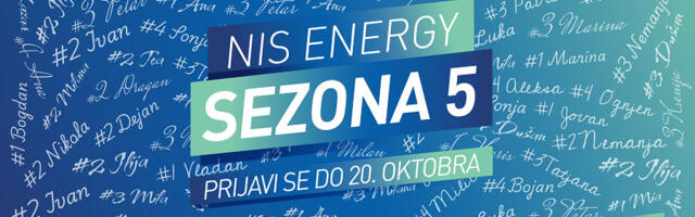 Peta sezona programa „NIS Energy“: Kompanija NIS pruža novu šansu mladima bez radnog iskustva