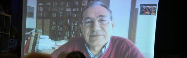 Orhan Pamuk in Belgrade by video link