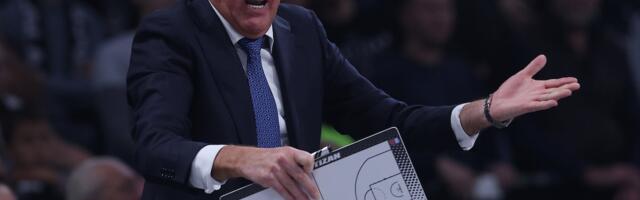 Divac došao na trening da podrži crno-bele, Obradović pričao o problemima u timu