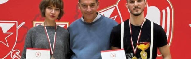 Mačevanje: Mihajlo Mladenović prvi, Saška Mladenović druga