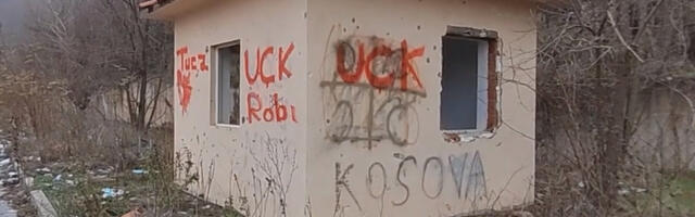 Nova provokacija: Grafiti tzv. OVK osvanuli na severu Kosovske Mitrovice
