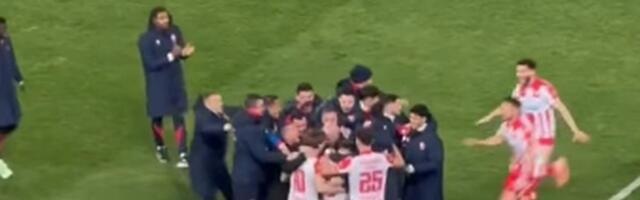 Pogledajte kako je Dejan Stanković proslavio gol Zvezde protiv Partizana u 178. večitom derbiju