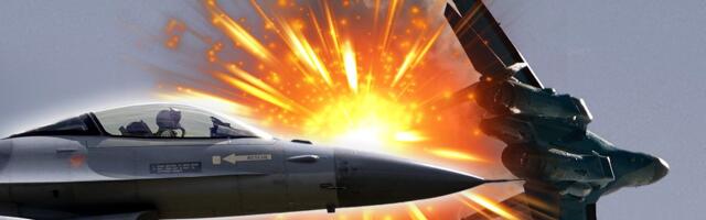 Prvi vazdušni okršaj u istoriji: Ukrajinski F-16 oborio ruski Su-35!