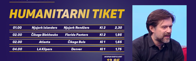 Humanitarni tiket u podne: Hadži Nenad Maričić tipuje za Udruženje „Hronos“