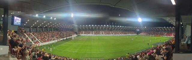 Protest u Leskovcu ispred stadiona