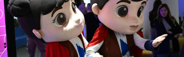 Маскоте Растко и Милица представљене уживо у Експо Плејграунду