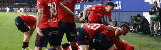 Фудбалери Осасуне у 90. минуту до победе против мадридског Реала