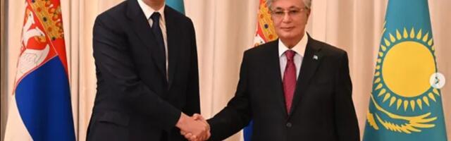 Vučić sa Tokajevim: Određene smernice za jačanje saradnje (FOTO)