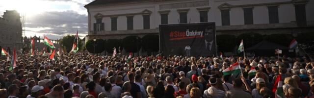 „Nećemo dozvoliti diktaturu Petera Mađara“: Kako je bilo na protestu Orbanovih pristalica protiv smene predsednika Tamaša Suljoka?
