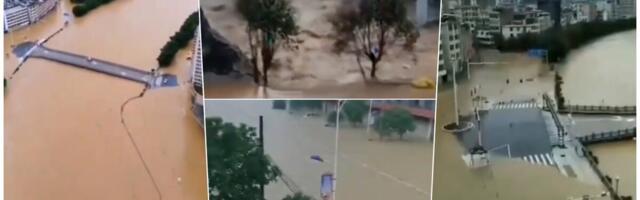 "OSEĆAM SE BESPOMOĆNO": Drama u Kini, nezapamćene poplave odnele prve žrtve, vlasti hitno evakuisale 60.000 LJUDI (VIDEO)