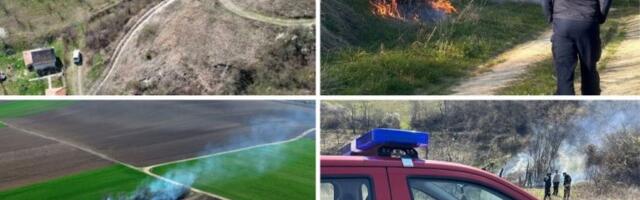 PALILI RASTINJE PA IZAZVALI POŽARE! Dronovi otkrili ko je izazvao požare kod Novog Sada! (FOTO)