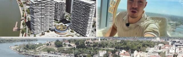 Hrvat posetio vidikovac na Kuli Beograd: Evo šta je poručio predsedniku Vučiću (VIDEO)