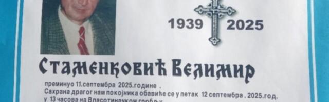 IN MEMORIAM – Velimir Stamenković Lima (1939-2025)