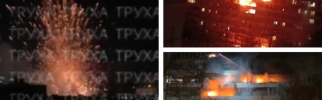 RUSI ZASULI UKRAJINU KINŽALIMA I ŠAHEDIMA Dignuti i MiG-ovi, odjekivale eksplozije, objavljeni snimci brutalnog napada (VIDEO)