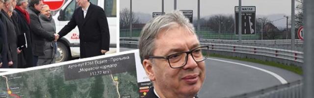 VOZIĆEMO SE CELIM MORAVSKIM KORIDOROM DO SEPTEMBRA 2026. GODINE! Predsednik Vučić objavio sjajne vesti!
