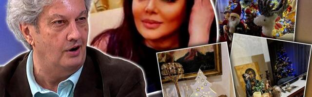 ZAVIRITE U DOM VESNE RADUSINOVIĆ I MILOMIRA MARIĆA! Ovakva novogodinja raskoš nije viđena, književnica vodila računa o svakom detalju