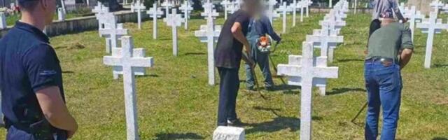 Osuđenici iz Zaječara očistili francusko vojno groblje: Tamo počivaju Francuzi koji su branili ovaj grad
