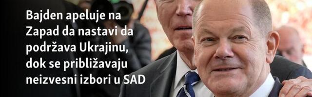 Bajden uoči izbora u SAD apeluje na Zapad da nastavi da podržava Ukrajinu