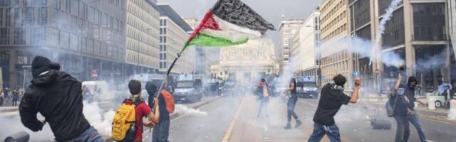 MILANO U PLAMENU: Protest za Gazu prerastao u nasilje i haos - povređeni na sve strane! (VIDEO)