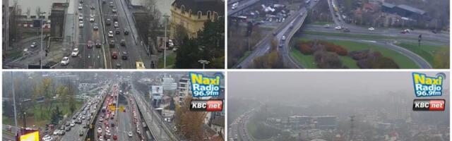 NAJVEĆE GUŽVE NA OVA DVA ČVORIŠTA: Pogledajte kakvo je stanje na putevima u Beogradu ovog jutra (FOTO)