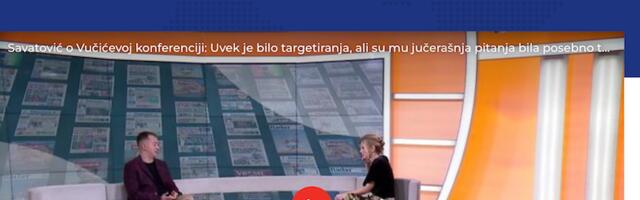 Savatović podnosi tužbu protiv Vučića