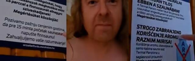 DA PUKNEŠ OD SMEHA! Natpisi u mađarskom spa-centru raspametili Srbe, svi pričaju o OVOM snimku