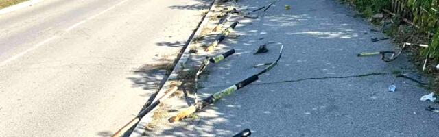 Ogradu kod Radoja kao da je srušio tenk, za sada niko ništa ne zna