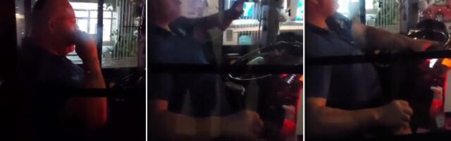 Vozač BG busa vrti TikTok, klopa: "Vezanih očiju tera" (VIDEO)