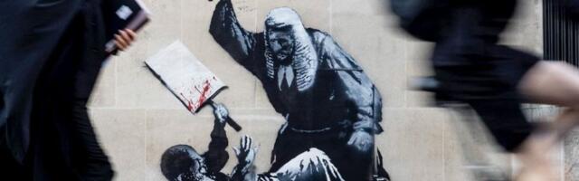 Uklonjen Benksijev mural sudije koji tuče demonstranta: Sud u Londonu ne voli ogledalo