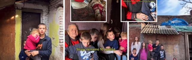 Baka i šestoro unučadi žive u trošnoj kući bez struje u Lozoviku: "Za mene nije važno, važno da deca imaju"