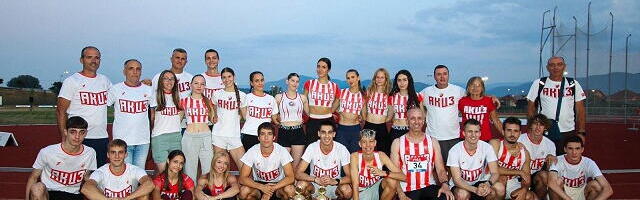 DOMINACIJA! Atletičari Crvene zvezde osvojili duplu krunu u Kraljevu