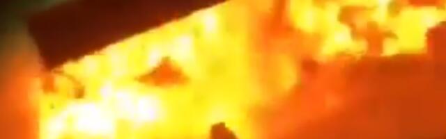 TREĆI UDAR U KASPIJSKOM MORU! Ukrajinski dronovi razneli Lukoilovu platformu – gasne turbine uništene (VIDEO)