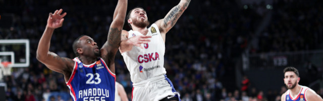 Efes ponižen u Moskvi, ''dabl-dabl'' Milutinova!
