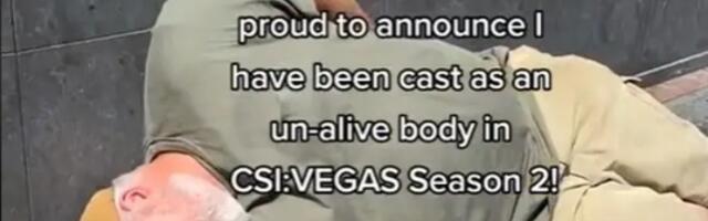 Preko trista dana glumio mrtvaca i postavljao snimke kako bi dobio ulogu u CSI: Vegas