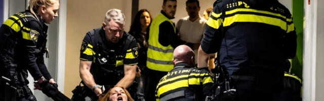 Узнемирујући снимак из Холандије: полиција проверава употребу силе над трудницом и њеним супругом