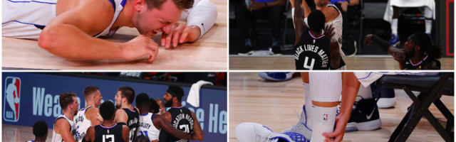 HAOS U NBA PLEJ-OFU! Tukli Bobana Marjanovića i Dončića,  sudije POKRALE Dalas, besneo čak i Lebron - koji nije ni igrao! /VIDEO/