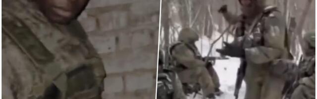 AFRIČKI PLAĆENIK SA MINOM NA GRUDIMA TRČI NA "NIČIJU ZEMLJU"? Šok snimci kruže mrežama, ukrajinski ambasador tvrdi: Rusi ih koriste kao topovsko meso (VIDEO)