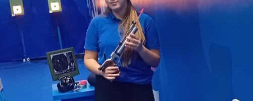 Leskovčanka Lena Ristić osvojila zlato na Evropskom prvenstvu u streljaštvu