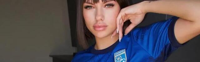 ŠTA JOJ JE TO TREBALO? Delije razočarane, vrela navijačica crveno-belih obukla dres tzv. Kosova! (FOTO)