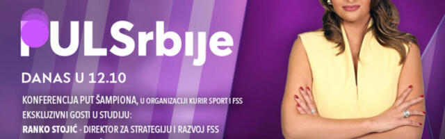 EKSKLUZIVNO GOSTOVANJE U DANAŠNJEM PULSU SRBIJE OD 12.10