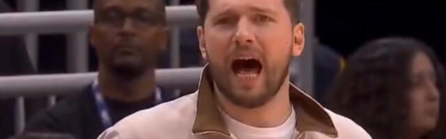 Dončić s klupe gledao meč, pa "pecnuo" bejbi Jokića! /VIDEO/